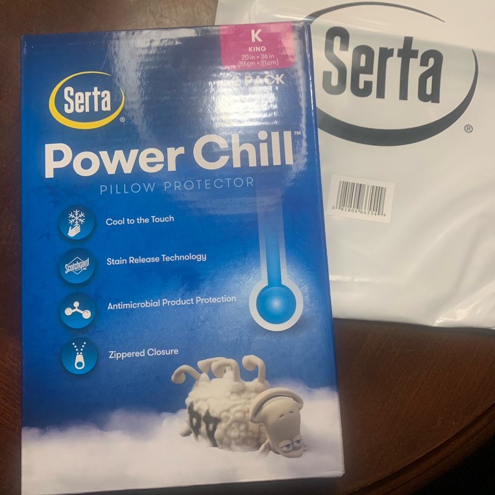 Serta Blue Cooling Pillow for Bedding